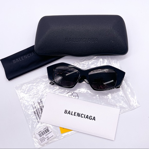 NEW BALENCIAGA BB0106S 001 BALENCIAGA SUNGLASSES NEW COLLECTION - Picture 13 of 13